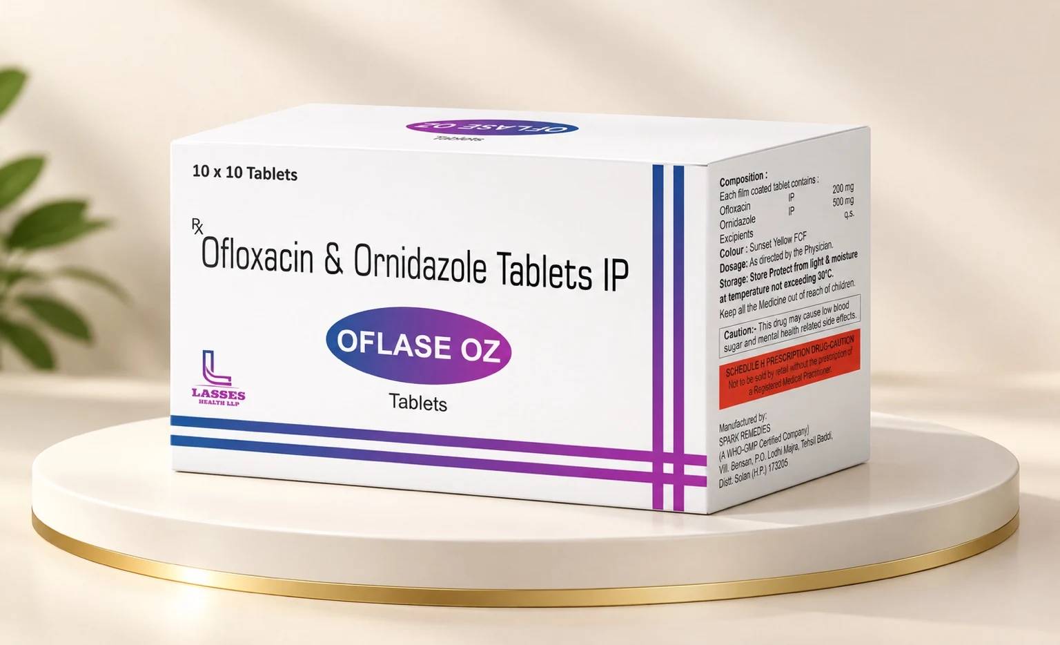OFLASE OZ product packaging
